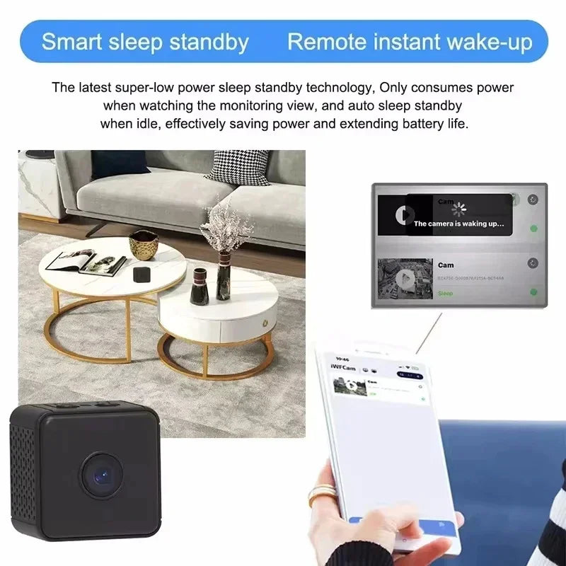 4K Mini Camera Home Small Wireless Wifi Outdoor Upgrade Baby Pet