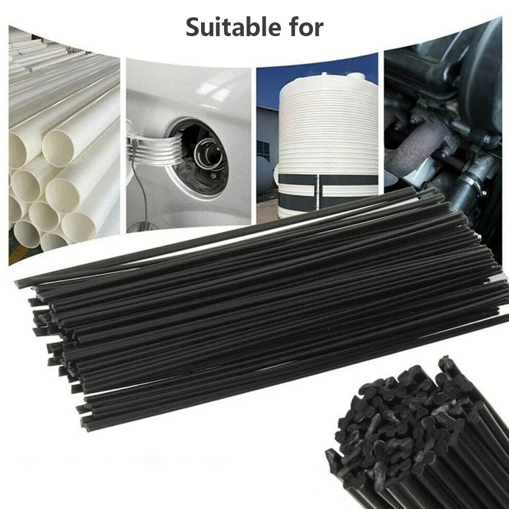 40pcs Welding Rods 200mm ABS/PP/PVC/PE Plastic Welding Sticks Soldering Tools Set For Plastic Welder Gun Bumper Repair Welding Zpaxo