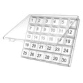 Monthly Pill Organizer - Large Compartments Portable Case for Travel, One Month Pill Cases Medicine Organizer for Vitamin Zpaxo Transparent China Mainland