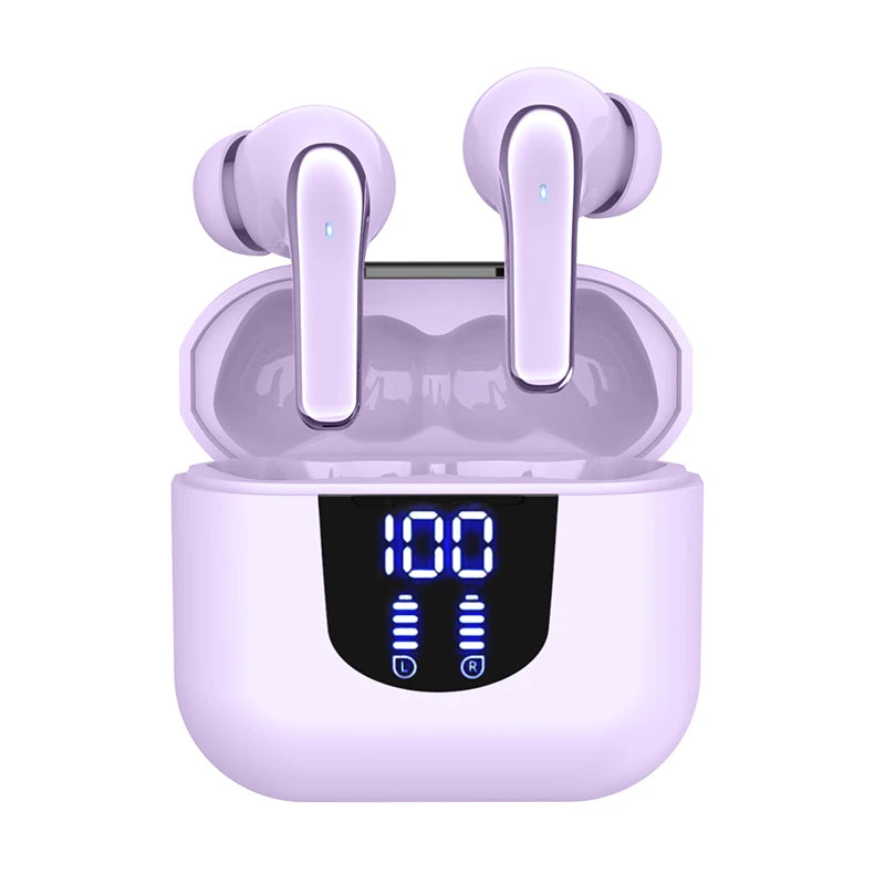 Wireless Bluetooth Earphones Intelligent Noise Cancelling Microphone Zpaxo K06-purple China Mainland