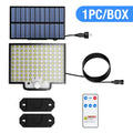Solar Light 106LED Outdoor Courtyard Remote Control Split Body Human