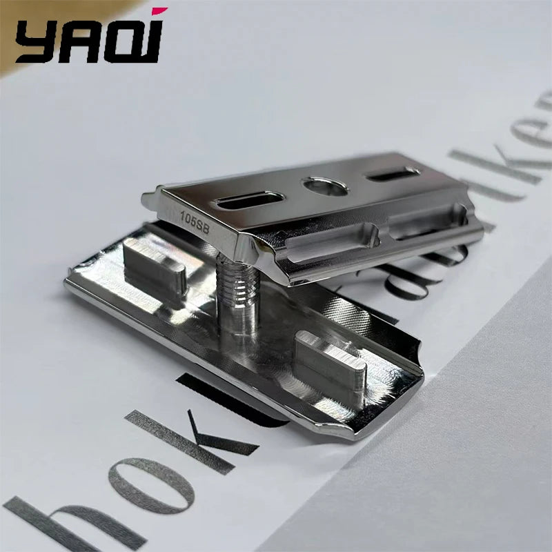 2026 Hot Sale YAQI Vostok 70SB Straight Razor Safety Bar 316 Stainless Steel Polished 0.7mm Blade Gap Classic Men's Shaving Tool Zpaxo