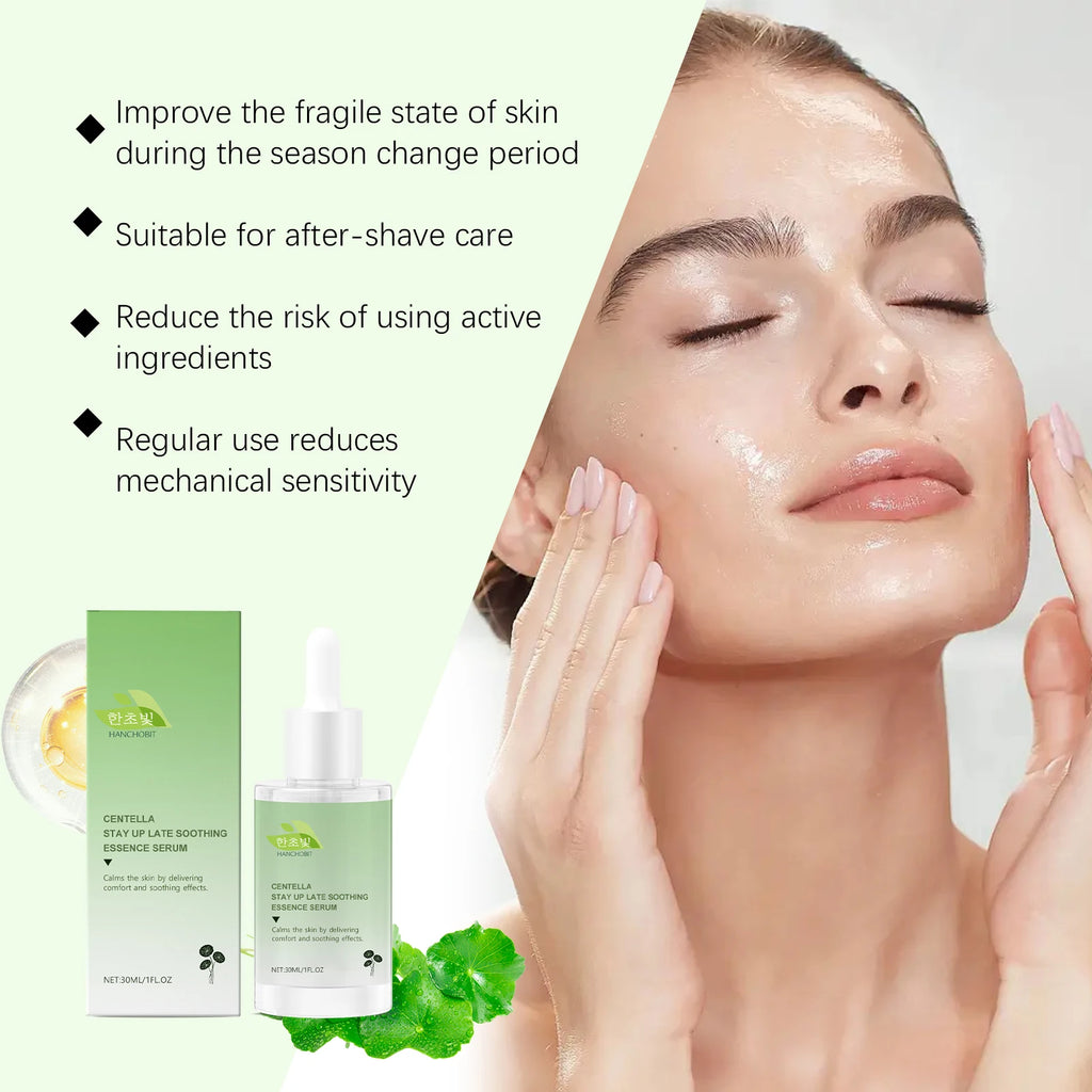 Centella Asiatica Soothing Serum - Moisturizing & Hydrating Care for Facial Skin, with Gentle Ingredients Zpaxo
