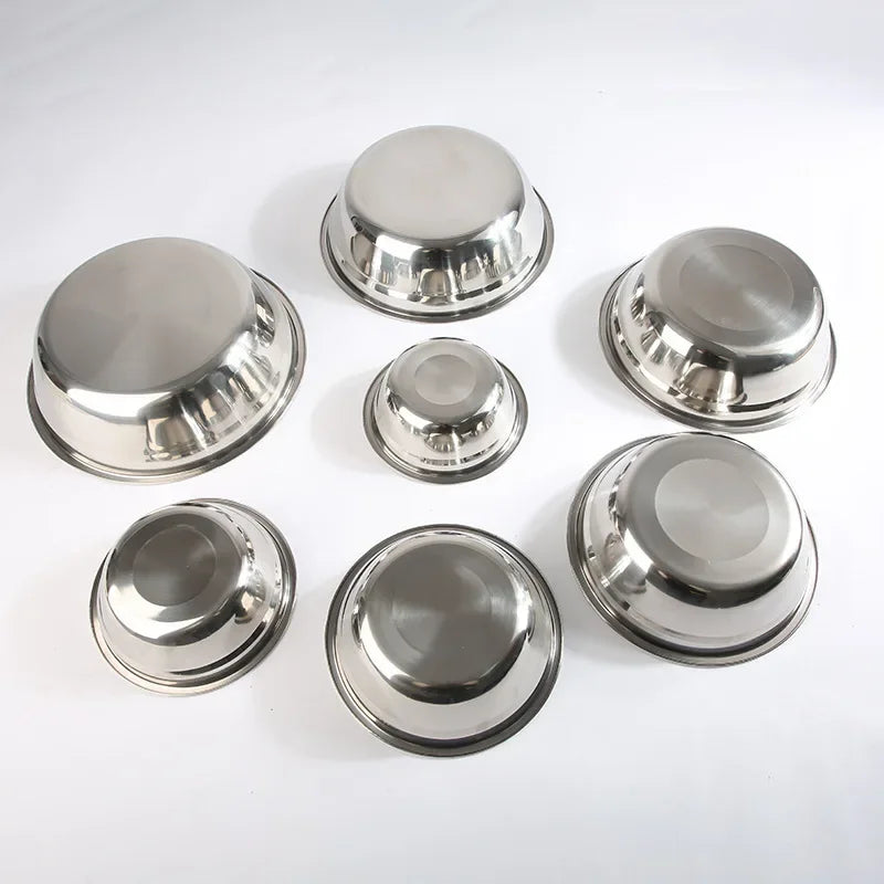 Stainless Steel Mixing Bowl – Baking, Kneading & Washing Stainless Steel Mixing Bowl Zpaxo