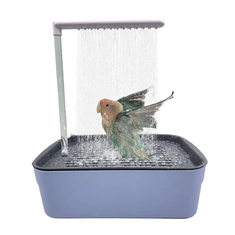 Automatic Pet Bird Bath Parrot Circulating Water Bathtub USB Electric