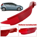 Car Rear Bumper Right Reflector Light Cover Right Rear Bumper Tail Fog Light Compatible with Ford Fiesta 2009-2014 Professional Zpaxo right