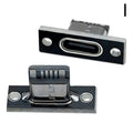 USB 3 1 C Socket Screw Fixing Plate Type-c Jack 2Pin 4Pin 5Pin 6Pin Zpaxo I