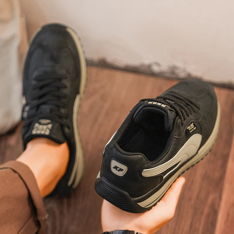 Men's Casual Sneakers Luxury Trainer Shoes Breathable Race Running