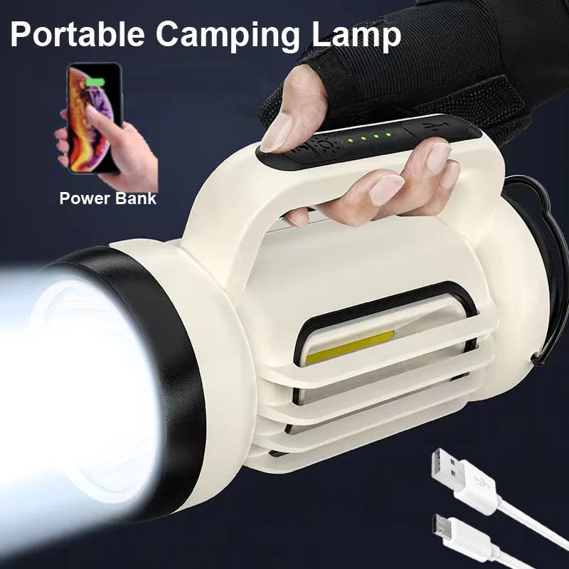 POCKETMAN 3800 Lumen LED Searchlight Torch with Power Bank