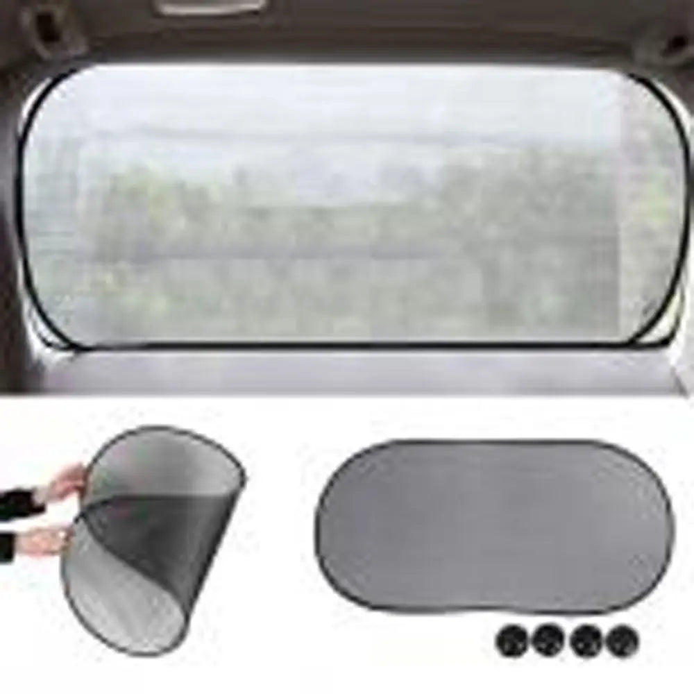 Durable Black Curtain Protector UV Protection Car Sun Shade 3D Zpaxo