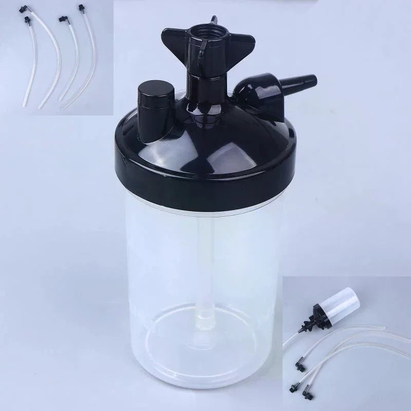 For Oxygen Concentrator With Tubing Connector Elbow Oxygen Concentrator Humidifier Bubbler Bottle Humidity Zpaxo