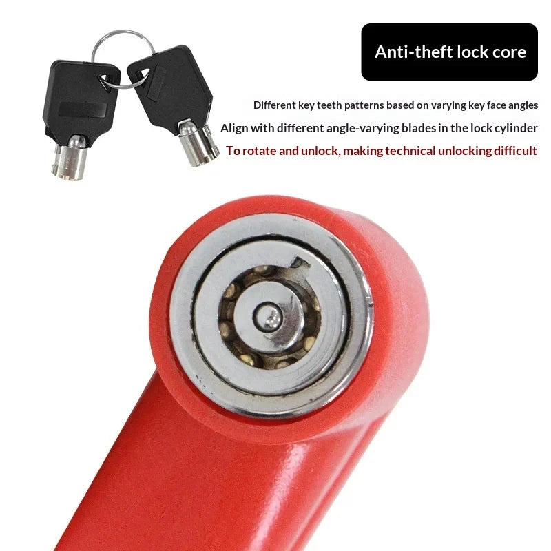 Anti-theft Lock Electric Scooter Disc Brake Steel Wire Bicycle