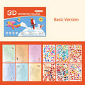 Handmade Stickers Animal Cognitive 6 Geometric Collages Children's