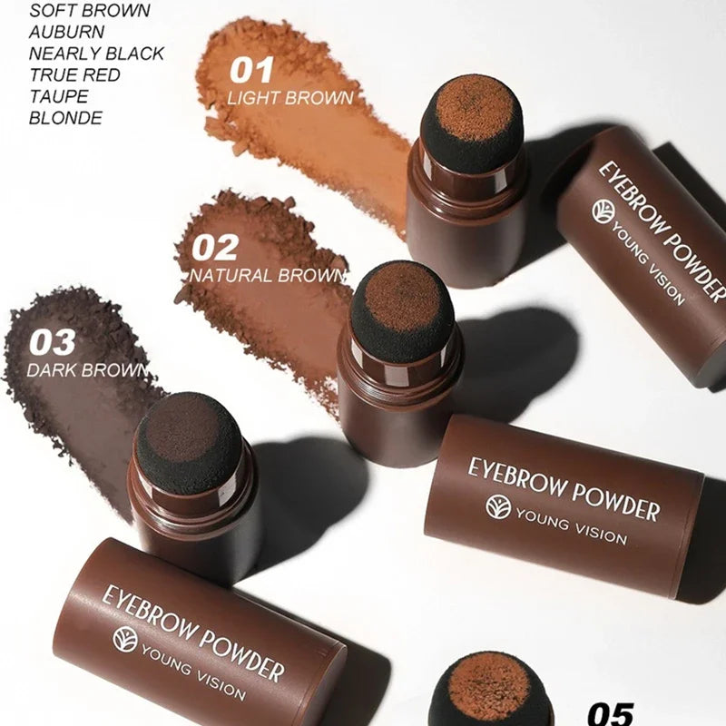 Eyebrow Stamp Waterproof Long Lasting Natural Brow Stamp Shaping Kit Shape Brow Stamp Contouring Stick Hairline 9 Colors Zpaxo