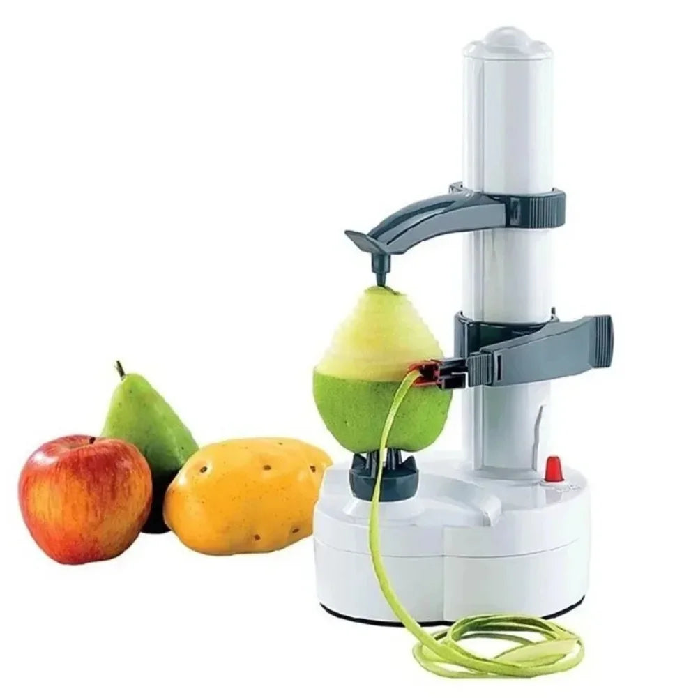 New Household Electric Peeler Multifunctional Fruit and Potato Peeler, Removable Cleaning Peeler ABS Stainless Steel Material Zpaxo