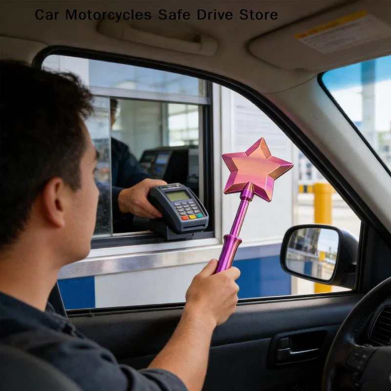 Fashion Creative 3D Printed Wand Tap Pay Portable Cute Star Magic