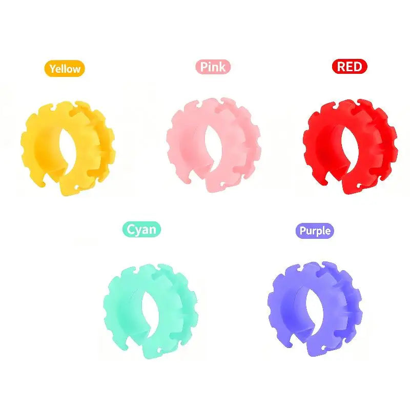 5-Pack Windproof Flower Laundry Drying Clips – Anti-Slip