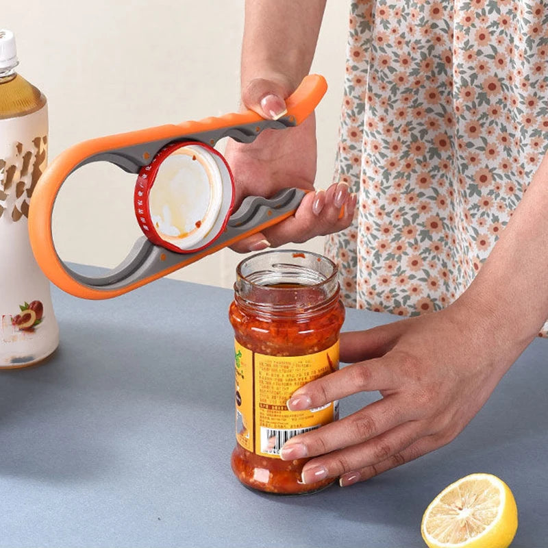 4-in-1 Stainless Steel Can & Bottle Opener | Multi-Function Multi-Function Opener Zpaxo