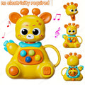 Dutora Baby Rattle Toy – Elephant & Deer ABS Plastic, Ages 0–3 Baby Rattle Toy Zpaxo yellow deer