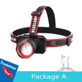 POCKETMAN LED Headlamp – White, Red & UV USB Rechargeable