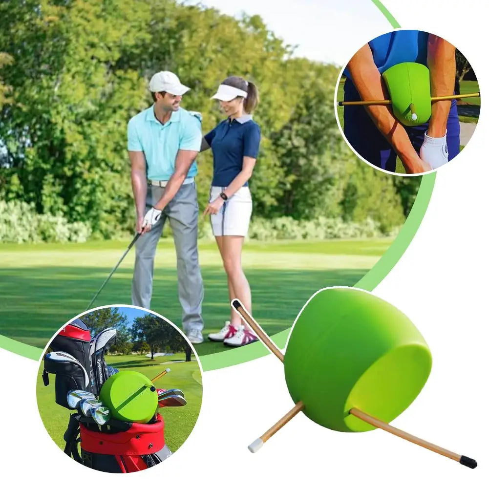 Golf Arm Posture Corrector Portable Swing Trainer Connecting Ball Fix Chicken Wings Mechanics Beginner Practice Accessory Zpaxo