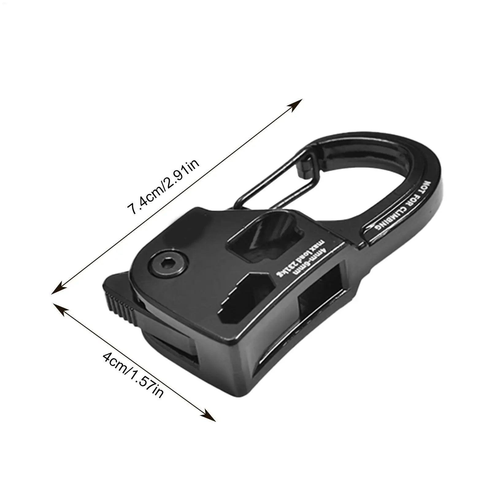 Parachute Cord Tensioner Aluminum Alloy Outdoor Tightener Lightweight