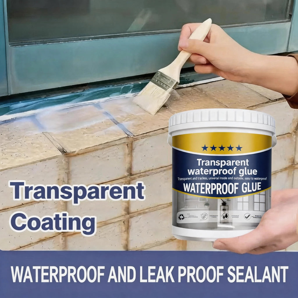 Transparent Waterproof Sealant Coating – Clear Repair Kit