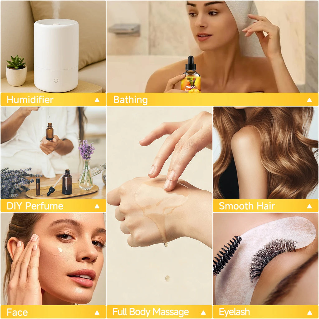 Mango Essential Oil Natural Fragrance Suitable Body Massage Zpaxo