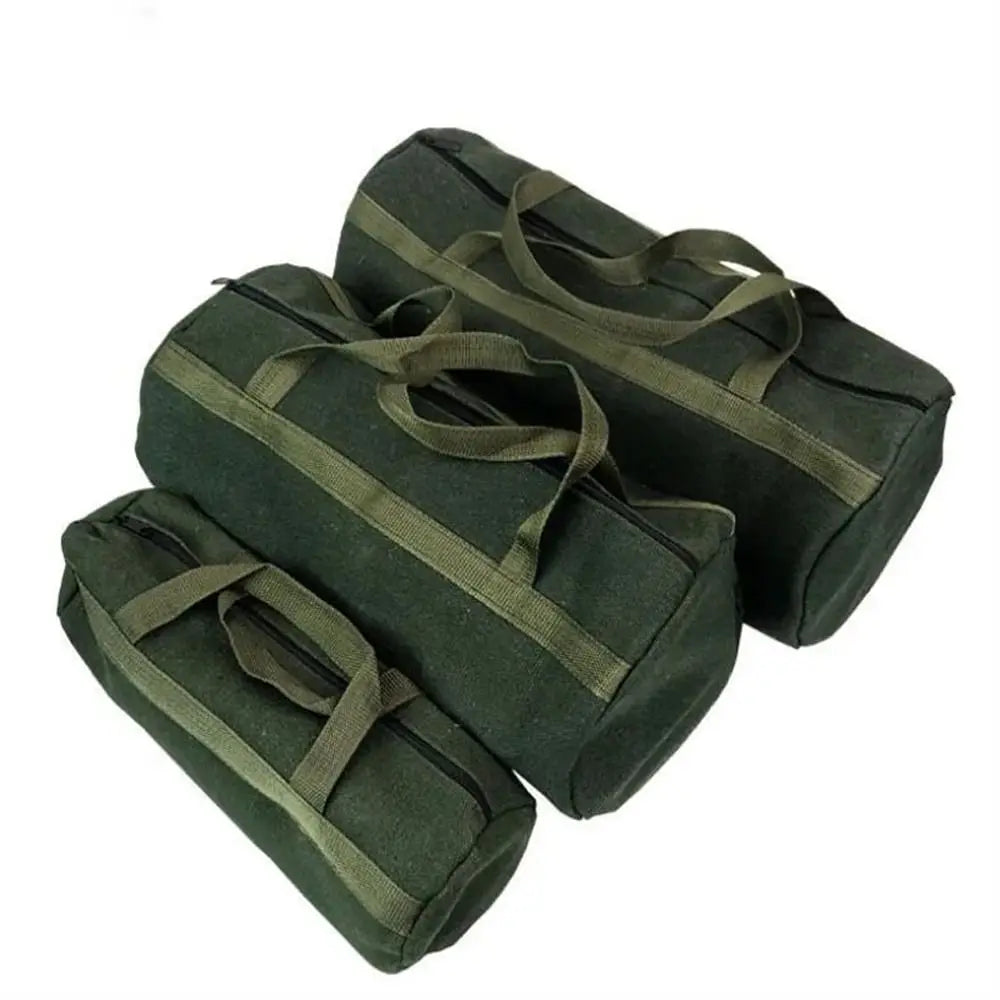 Large Capacity Repair Tool Bags Thick Canvas Zipper Bags Tool Storage Organizer Multifunction Waterproof Hand Tool Case Zpaxo