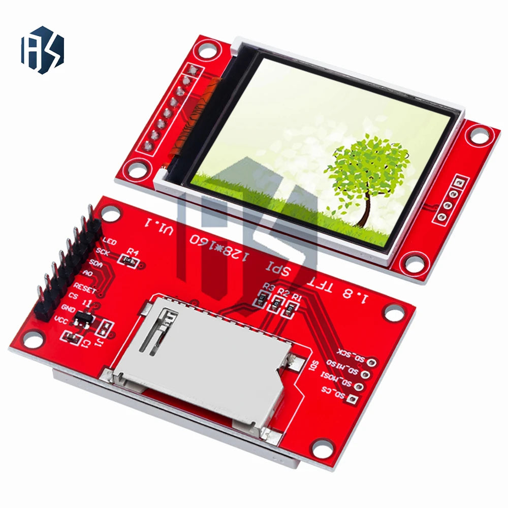TFT LCD Module Screen SPI Serial 51 Drivers 4 IO Driver Resolution Zpaxo