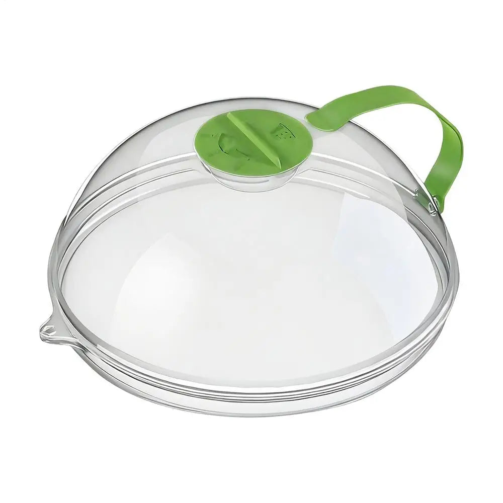 Microwave Cover Reusable Guard Handle Heat-resistant Food Soup Sauces
