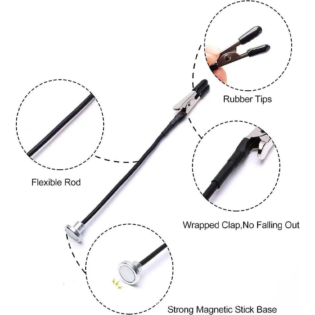 1/2sets L9BE Soldering Helping Hands, Third Hand Tool for Soldering, Wire Holder with Flexible Arm for Hobby Welding Crafts Zpaxo