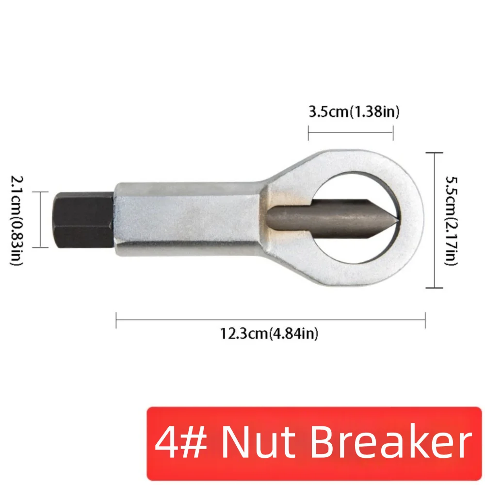 Cutter Heavy Duty Screw Remover Rust-Removed AntiSlip Grip Bolt Removal Tool Durable Portable Nut Remover Professional Use Zpaxo Style E