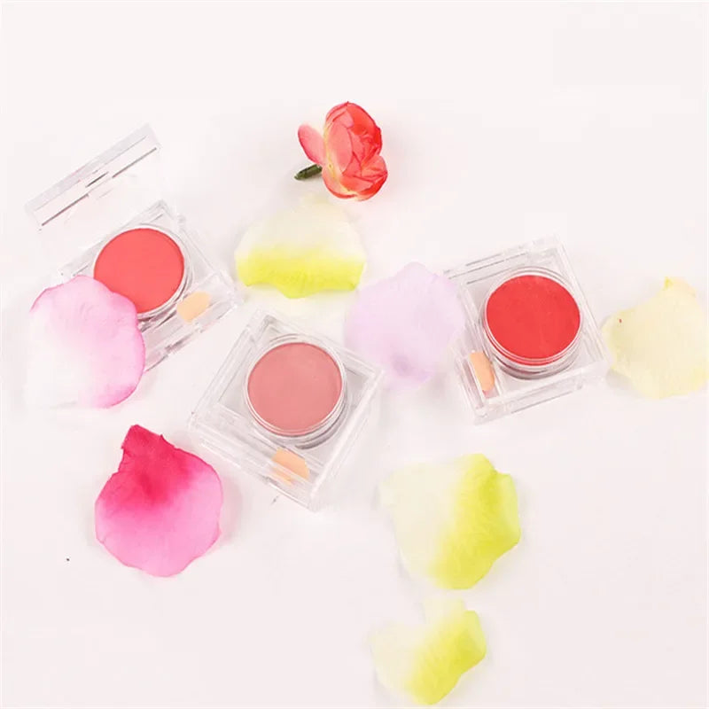 Monochrome blush Matte Natural Cheek Color Brightening Face Waterproof Facial Contouring Makeup Blush Powder Soft Makeup Zpaxo