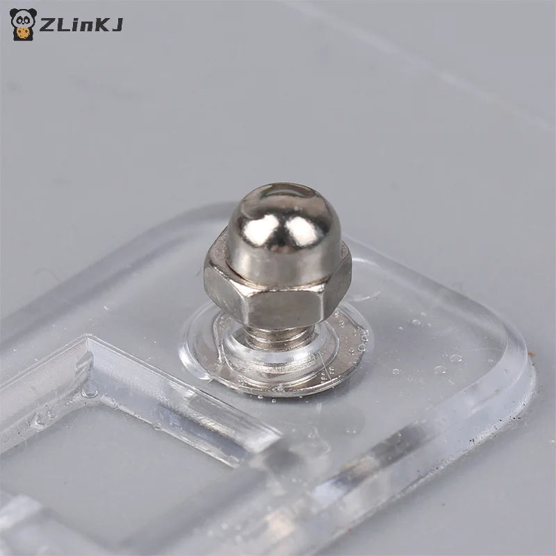 ▶5Pcs No-punch Screw Sticker Strong Non-marking Hangers Nail-free Hooks Sticky Hooks Load-bearing Screws No-punch Screw Sticker Zpaxo