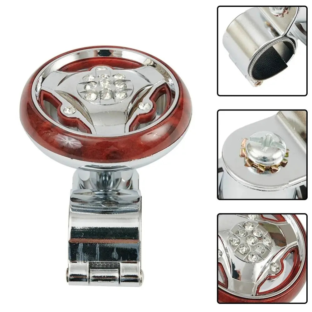 Practical ABS Steering Wheel Spinner Knob Rotating Adapter Ball Zpaxo