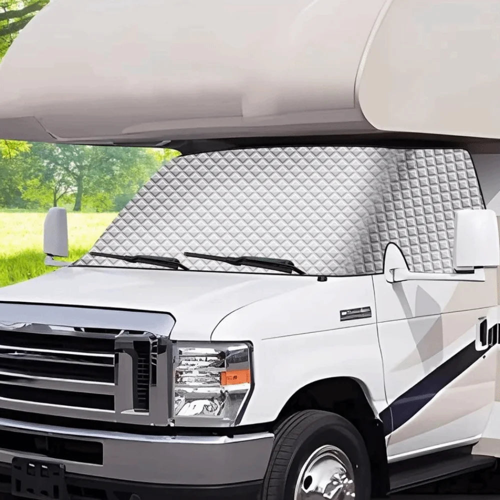 Protector Magnetic Windshield Cover 4 Layers Waterproof Sunshade Zpaxo