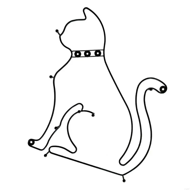Wall Hook With Adorable Cats Cartoon Theme Minimalist Retro Decors For Kids Room Zpaxo