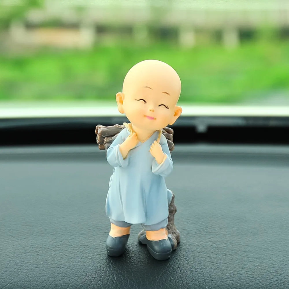 Resin Monks Action Figure Monk Decoration Band Figurines Car Zpaxo Style 5