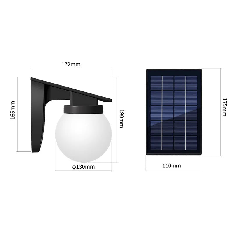 2026 New Solar Wall Light, Outdoor Garden Lighting Easy installation, available in multiple scenarios，IP54 Waterproof Zpaxo