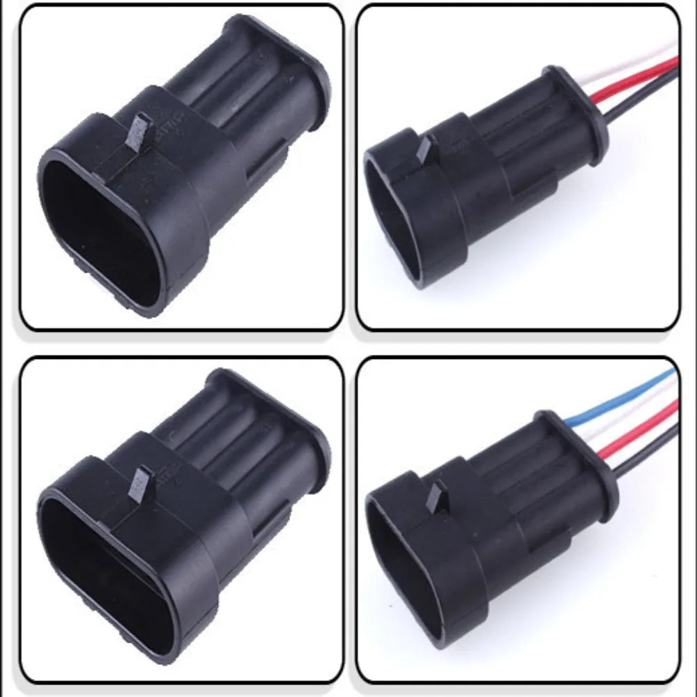 4 5 6 Way Male Female Wire Harness 1P 2P 3P 4P 5P Adapter Electrical Zpaxo