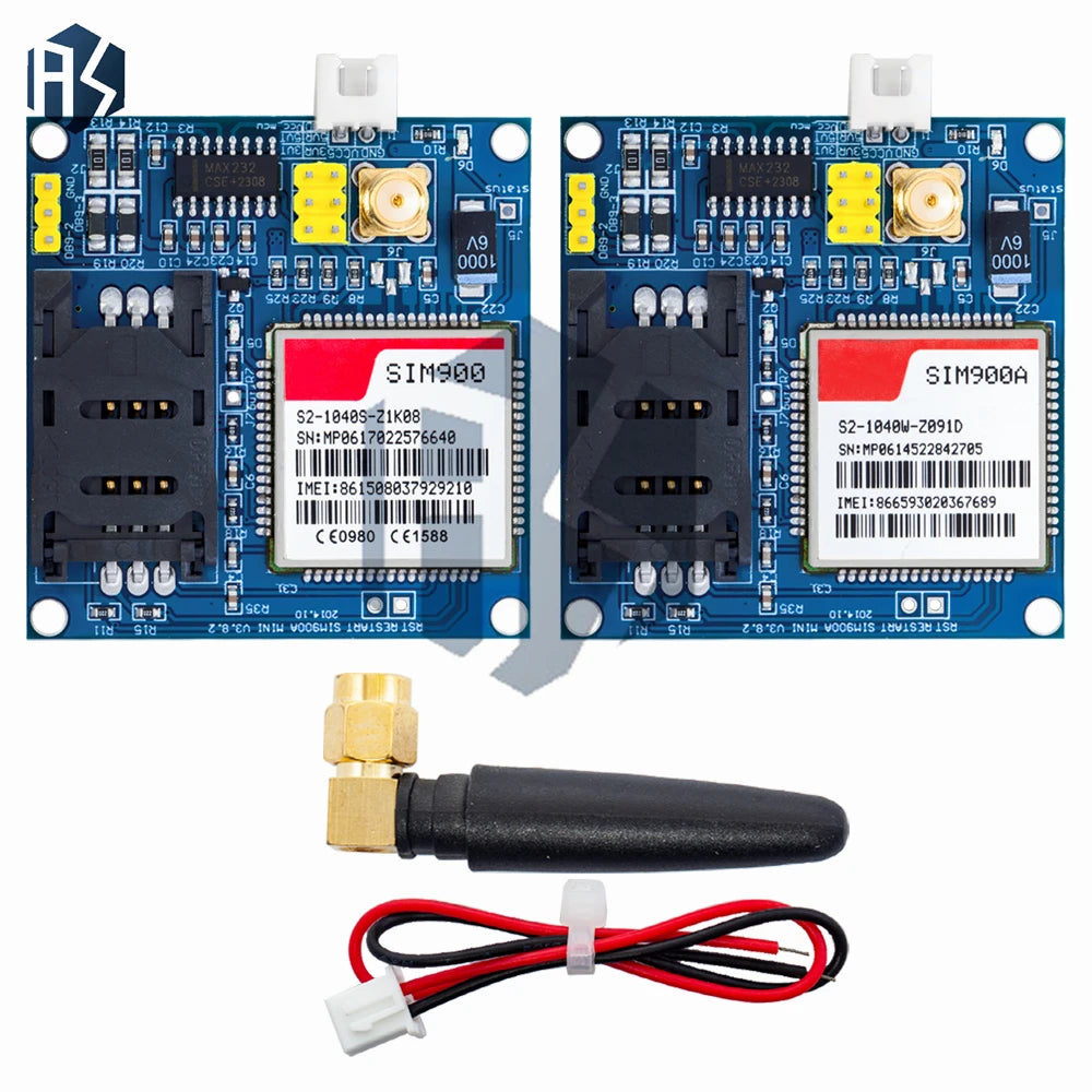 SIM900A GSM GPRS Wireless Module V4 0 Dual-band 900 1800MHz Antenna Zpaxo