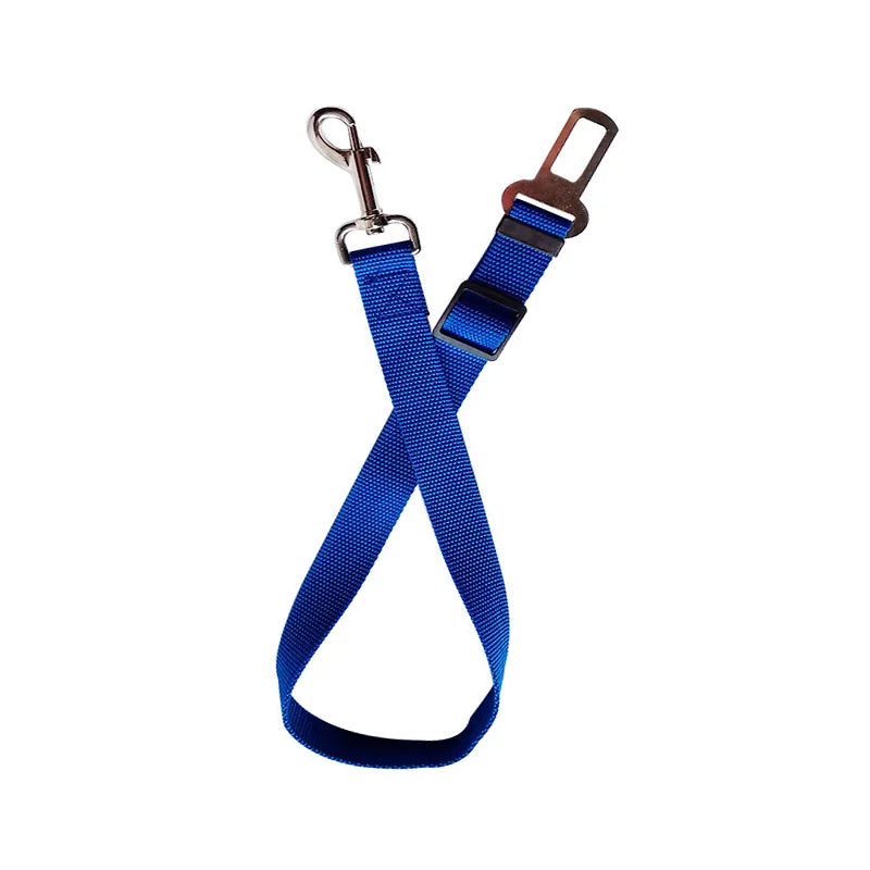 Pet Cat Dog Car Seat Belt Adjustable Safety Travel Clip Reflective Zpaxo Blue