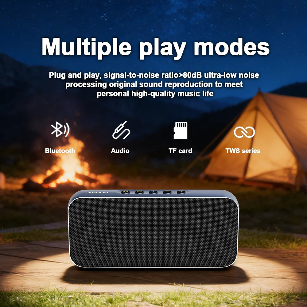 XDOBO LUXE Bluetooth Speaker Wireless 60W Power Subwoofer Deep Bass Zpaxo