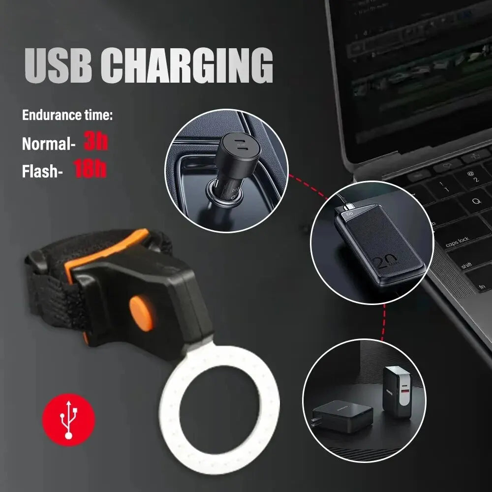 Bicycle Taillight USB Rechargeable Led Bike Seatpost Light Multi Lighting Modes Flash Tail Rear Lights for Mtb Bike Accesseries Zpaxo