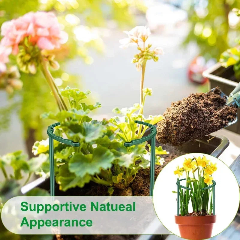 Plastic Plant Support Pile Stand Flowers Greenhouses Arrangement