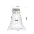 10-Pack Fillable Christmas Ball Ornaments – 50ml Clear Plastic
