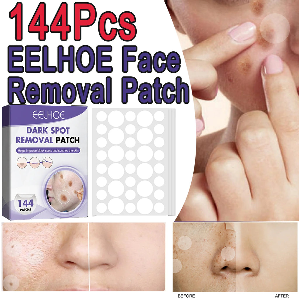 144Pcs EELHOE Hydrocolloid Face Removal Patch Niacinamide Vitamin C Smooth Skins Improve Cleansing Brightening Skin Shrink Zpaxo