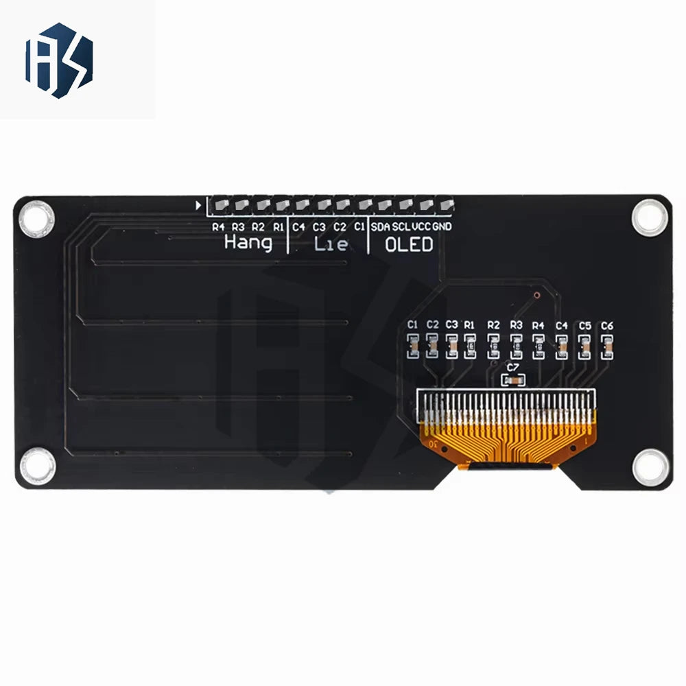 SSD1106/SSD1315 0.96/1.3" OLED Keypad Module – 4x4 16-Key Combo for Arduino DIY Zpaxo