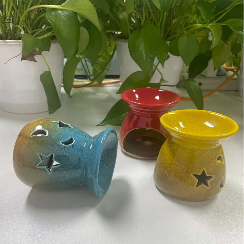 Kiln-changed Star-moon Romantic Small Incense Burner Festive Zpaxo